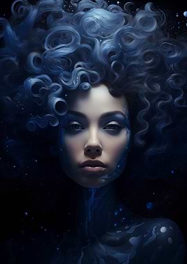 Blue Lady in the Dark