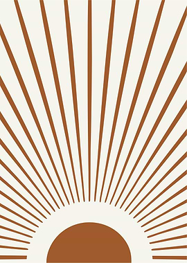 Sunrise Minimalist Art