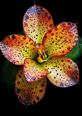 Colorful Spotted Plant