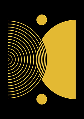 Gold Geometric Abstract