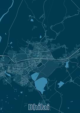 Bhilai City Map