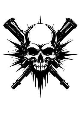 Skull and Cross Guns
