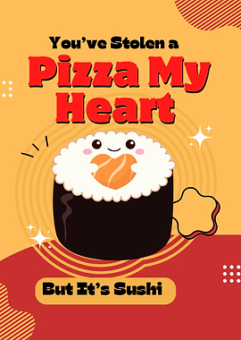 Sushi Heart Pun