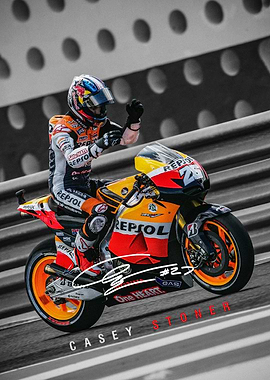 Casey Stoner MotoGP Poster