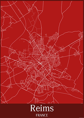 Reims City Map
