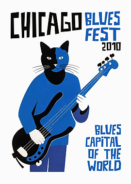 Chicago Blues Fest 2010 Poster