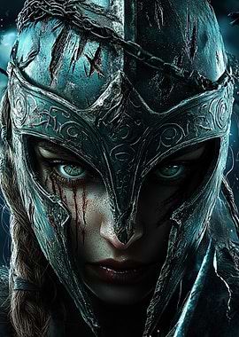 Warrior Woman Portrait