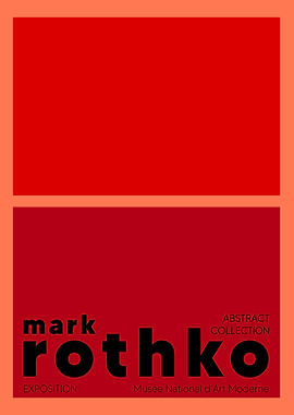 Mark Rothko Exhibition Poster