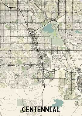 Centennial City Map