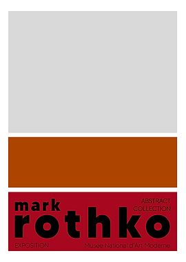 Mark Rothko Exhibition Poster