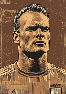 Dennis Bergkamp Player Art