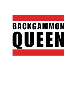 Backgammon Queen Graphic