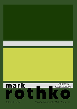 Mark Rothko Exhibition Poster