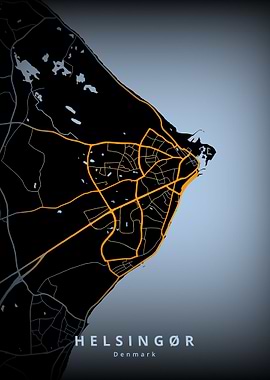 Helsingør City Map