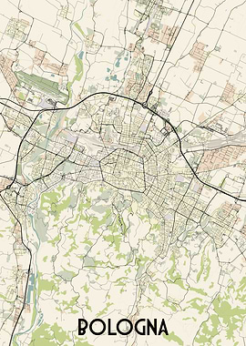 Bologna City Map