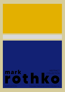 Mark Rothko Abstract Poster