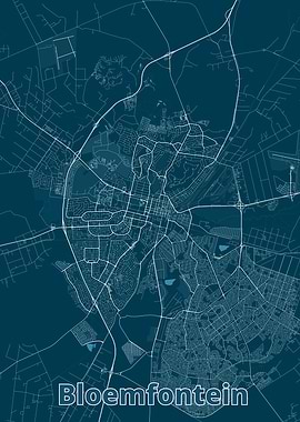 Bloemfontein City Map