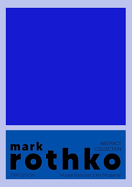 Mark Rothko Exhibition Poster