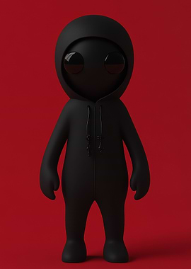 Black Hooded Figure