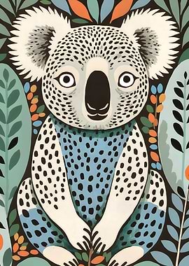 Spotted Koala in The Gumleaf Grove