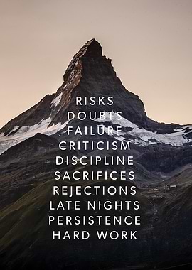 Mountain Success Motivation