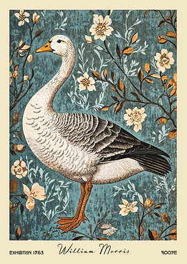 Goose William Morris Floral