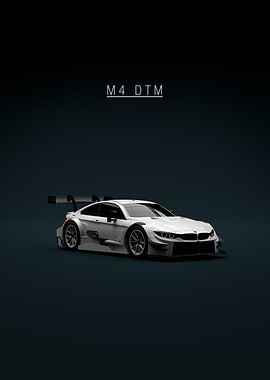 White BMW M4 DTM 2015 - front
