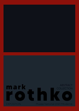 Mark Rothko Exhibition Poster