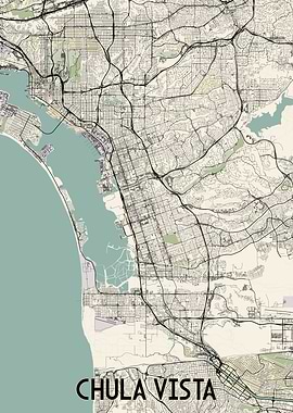 Chula Vista City Map