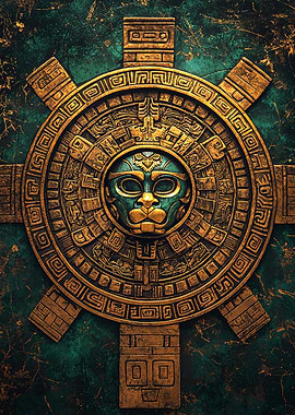 Aztec Mask Wall Decor