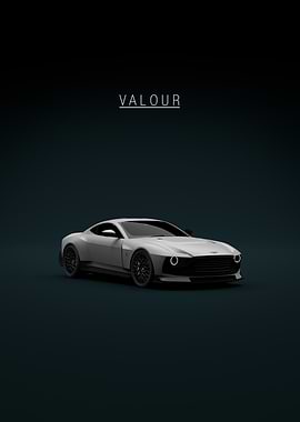 White Aston Martin Valour 2024 - front