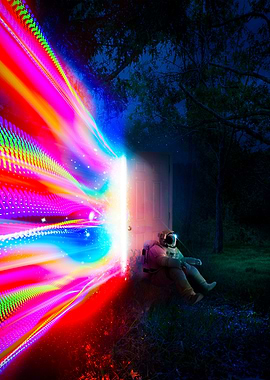 Astronaut at the Portal
