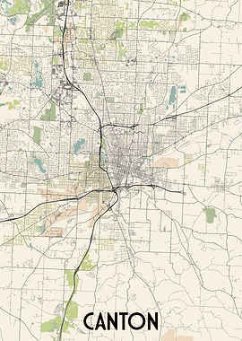 Canton City Map