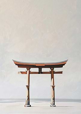 Torii Gate Painting