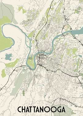 Chattanooga City Map
