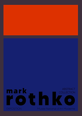 Mark Rothko Exhibition Poster