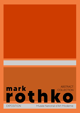 Mark Rothko Exhibition Poster