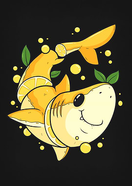 Lemon Shark Illustration