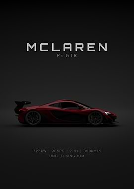 Red McLaren P1 GTR - Specs