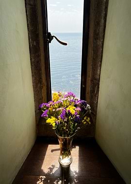Flowers Behind the Sea