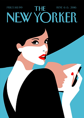 The New Yorker Cover | Girl with hat