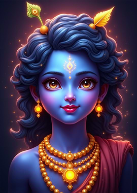 Krishna Digital Art