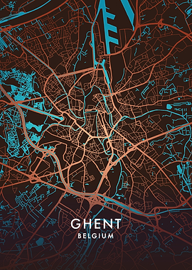 Ghent City Map