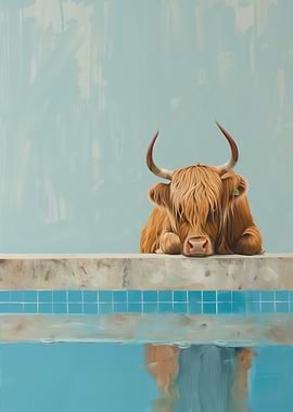 Highland Cow Pool