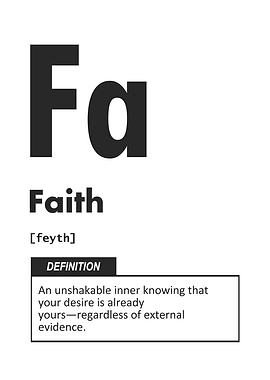 Faith Element – Law of Attraction Manifestation Mindset