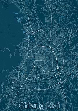 Chiang Mai City Map