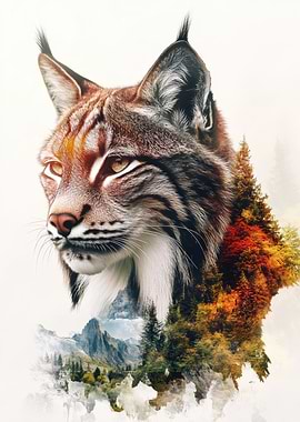 Lynx in Nature