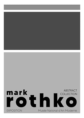 Mark Rothko Exhibition Poster