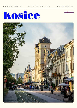 Kosice Slovakia Travel Art Poster