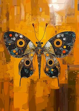 Original Abstract Butterfly Art